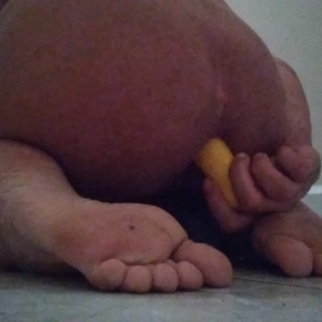 having some fun with a squash